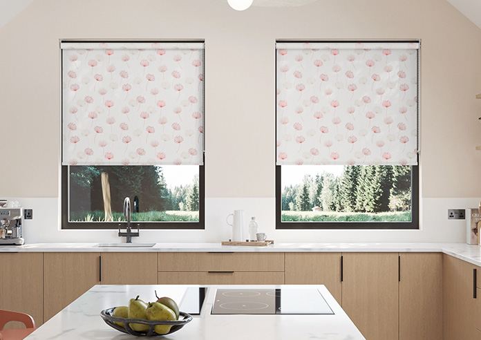 Daphne, Vermillion - Twist&Fit Roller Blind - Image 3